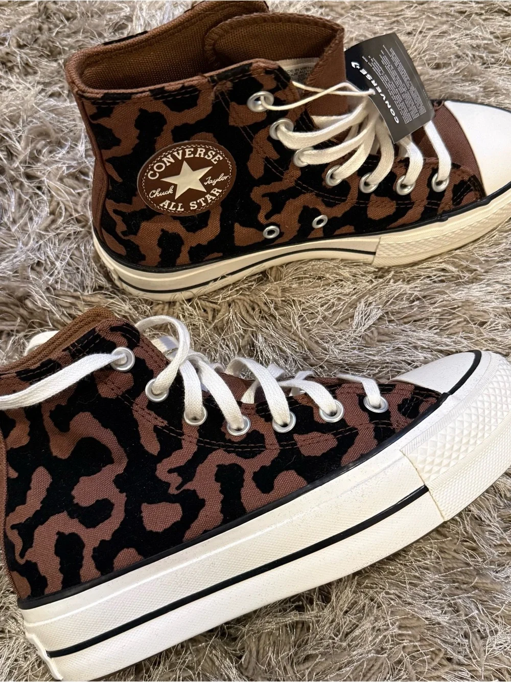 Converse Chuck Taylor Lift High Top Platform Sneaker Bear Nap - Picture 6 of 14
